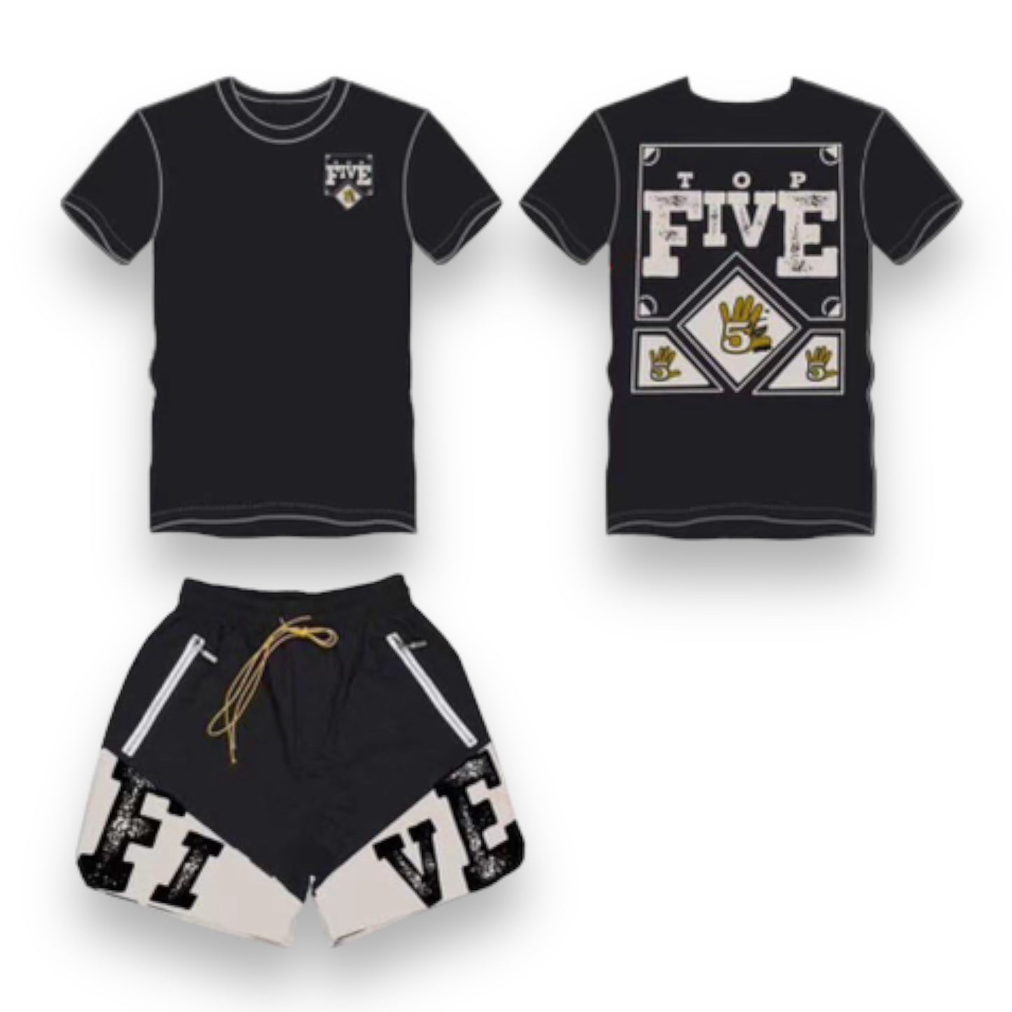 Top 5 "Lifestyle" Summer Set Black/White