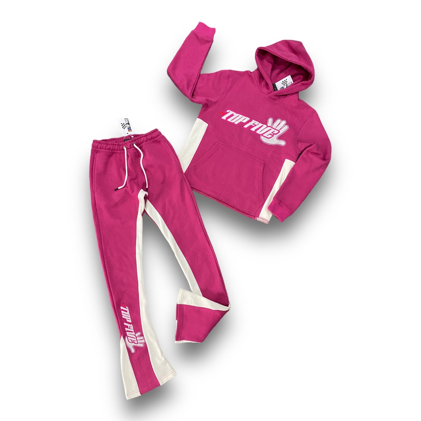 Top 5 "Timeless" Sweatsuit Pink/White